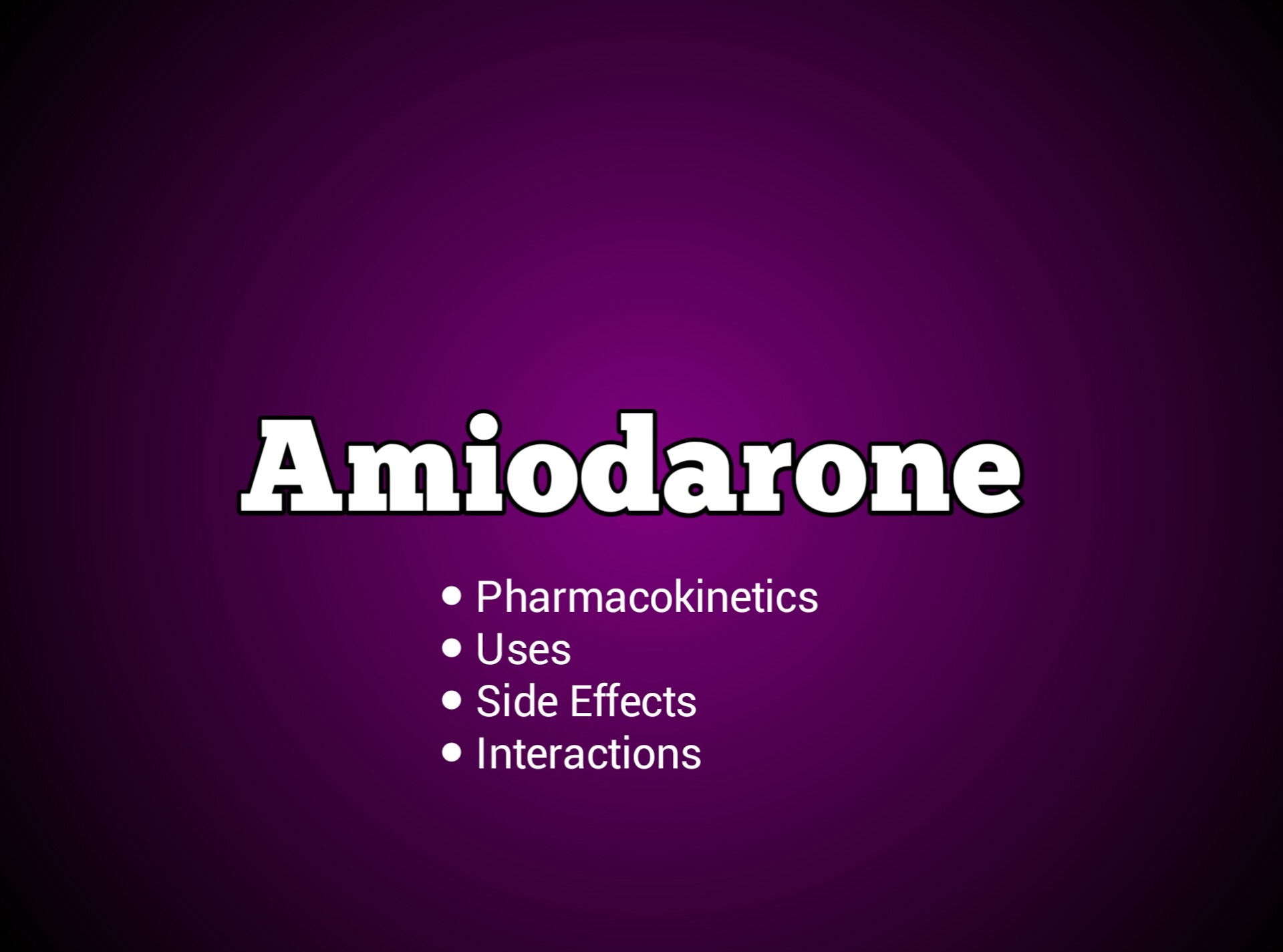 Amiodarone: Uses, Side effects, Dosage | DrugsBank