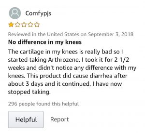 Arthrozene reviews